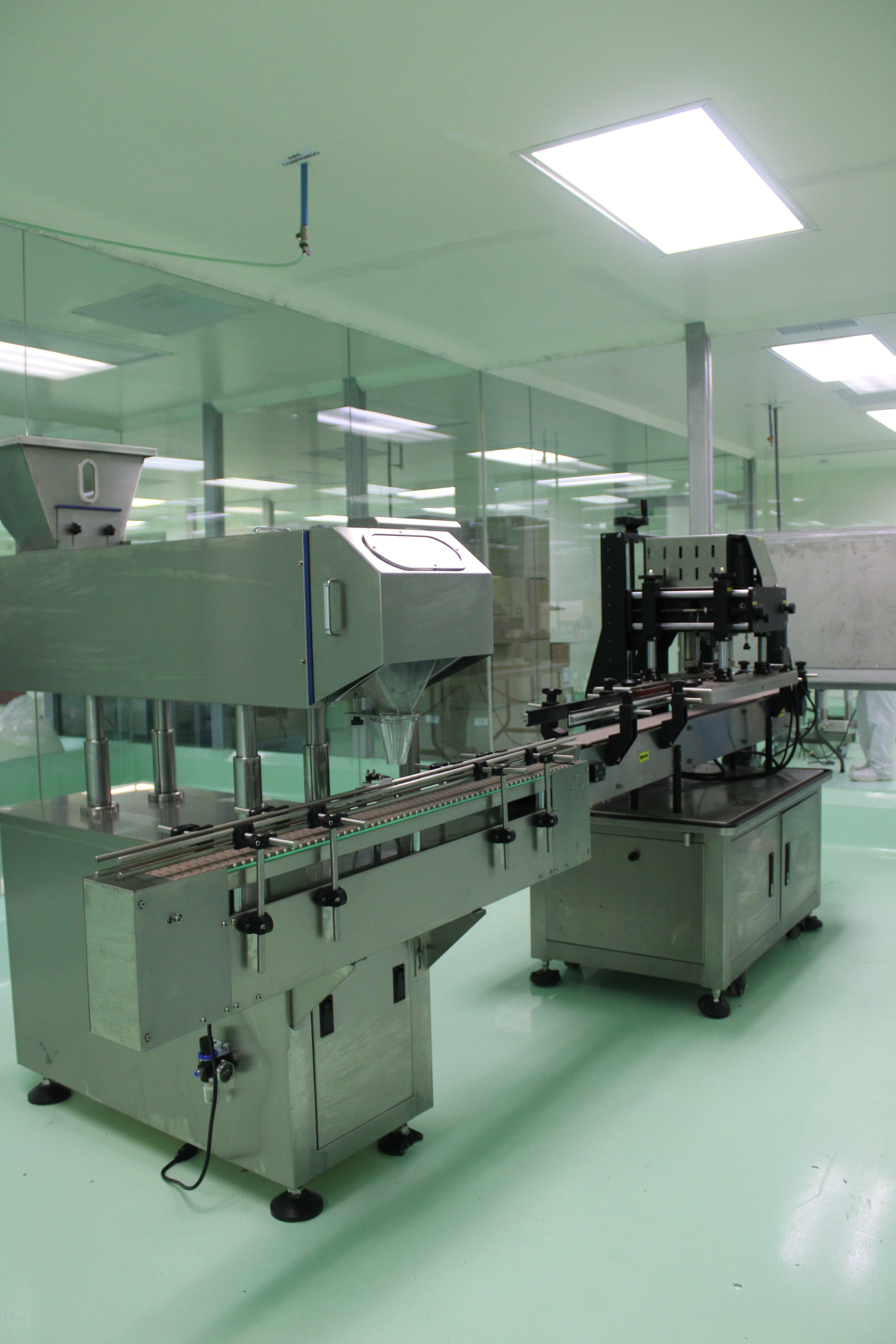 Línea de producción completa HealthyLab - Sistema automatizado de envasado